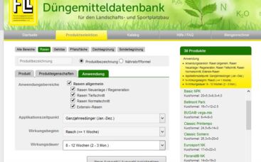 FLL-Düngemitteldatenbank hilft bei sachgerechter Düngerauswahl